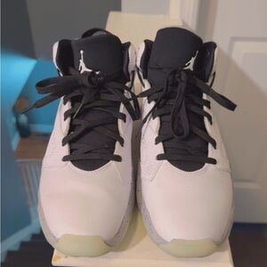 Men’s Jordan Sneakers - Black and White Size 10